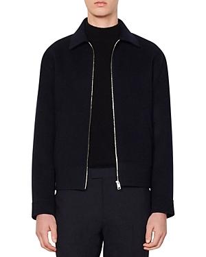 Sandro Theta Double Face Wool Jacket