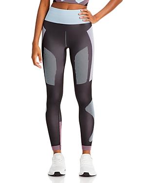 Adidas By Stella Mccartney Black Truestrength Yoga Knit Tights