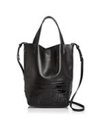 Alice.d Small Embossed Leather Tote