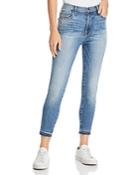 Frame Ali High-rise Skinny Cropped Cigarette Jeans In Stoney