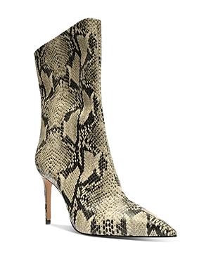 Schutz Women's Lun Pointed Toe High Heel Booties