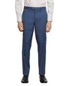 Sandro Slim-fit Gray & Blue Suit Pants
