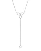 Kc Designs Diamond Micro Pave Y Necklace In 14k White Gold, .30 Ct. T.w.
