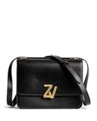 Zadig & Voltaire Zv Initiale Leather Shoulder Bag