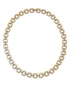 Roberto Coin 18k Yellow Gold Pois Mois Diamond Link Collar Necklace, 16