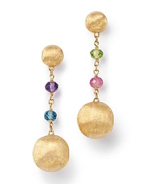 Marco Bicego 18k Yellow Gold Africa Color Multi Gemstone Drop Earrings - 100% Exclusive