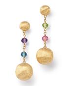 Marco Bicego 18k Yellow Gold Africa Color Multi Gemstone Drop Earrings - 100% Exclusive