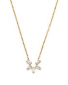 Dana Rebecca Designs 14k Yellow Gold Sadie Pearl Diamond U Pendant Necklace, 16