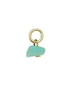 Aqua Amazonite Chip Charm In Sterling Silver Or 18k Gold-plated Sterling Silver - 100% Exclusive