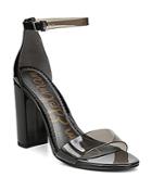 Sam Edelman Women's Yaro Sheer Ankle Strap High-heel Sandals