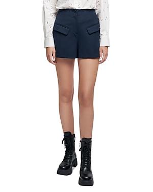 Maje Tailored Pocket Shorts