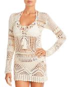 Poupette St. Barth Kaia Crocheted Tunic