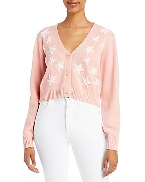 Aqua Embroidered Flower Cardigan - 100% Exclusive
