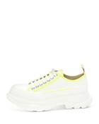 Alexander Mcqueen Women's Tread Slick Neon Low Top Platform Sneakers