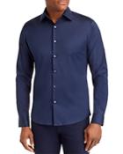 Michael Kors Slim Fit Long Sleeve Stretch Cotton Button Down Shirt