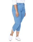 Nydj Plus Ami Skinny Cropped Jeans In Bliss