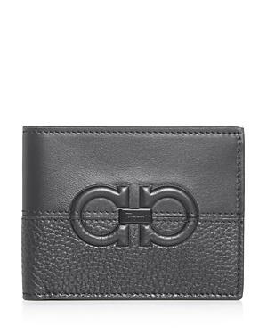 Salvatore Ferragamo Firenze Contrasting Leather Bi-fold Wallet
