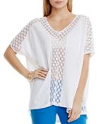 Two By Vince Camuto Lace Inset Top