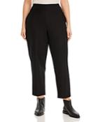 Eileen Fisher Plus Tapered Pull-on Ankle Pants
