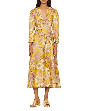 Sandro Giorgia Silk Dress
