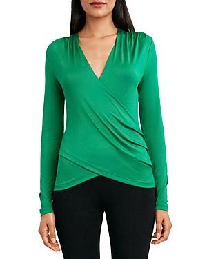Bcbgmaxazria Knit Cross Front Top