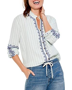 Nic+zoe Embroidered Terrace Top