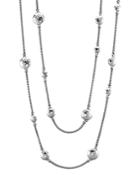 John Hardy Sterling Silver Palu Disc Station Sautoir Necklace, 72