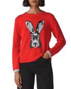 Whistles Intarsia Bunny Sweater