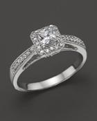 Princess-cut Diamond Ring In 14k White Gold, .50 Ct. Tw.
