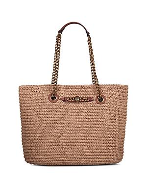 Kurt Geiger London Chelsea Raffia Medium Tote