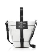 Proenza Schouler White Label Sullivan Small Coated Canvas Crossbody Bucket Bag