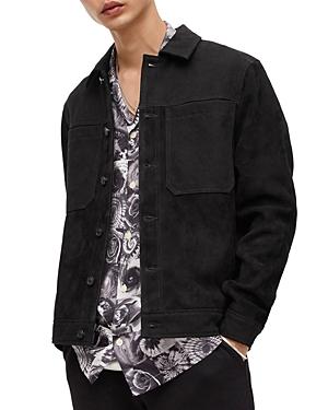 Allsaints Zen Suede Trucker Jacket