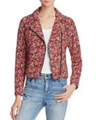 Joie Frona Quilted Silk Jacket