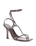 Bottega Veneta Women's Square Toe Strappy High Heel Sandals