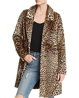 Aqua Cheetah Print Faux Fur Coat - 100% Exclusive