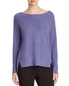Eileen Fisher Drop Shoulder Merino Wool Sweater