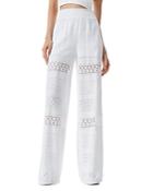 Alice And Olivia Russell High Waist Eyelet Pants