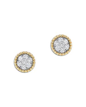 Bloomingdale's Diamond Cluster Stud Earrings In Beaded 14k Yellow Gold, 0.40 Ct. T.w. - 100% Exclusive