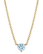 Lightbox Jewelry Solitaire Lab-created Diamond Pendant Necklace In 10k Gold-plated Sterling Silver, 18