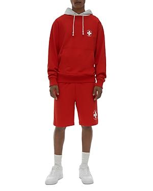 Helmut Lang Lifeguard Cotton Logo Print Hoodie