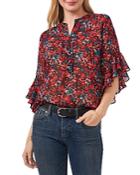 Vince Camuto Autumn Floral Top