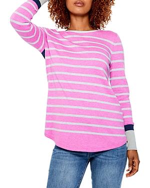 Nic And Zoe Striped Vital Crewneck Top