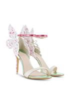 Sophia Webster X Love Shack Fancy Women's Chiara Butterfly High Heel Sandals