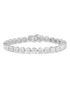 Bloomingdale's Diamond Cluster Tennis Bracelet In 14k White Gold, 6.60 Ct. T.w. - 100% Exclusive