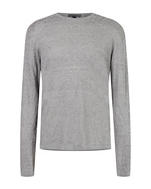 John Varvatos Collection Lightweight Textured Crewneck Sweater