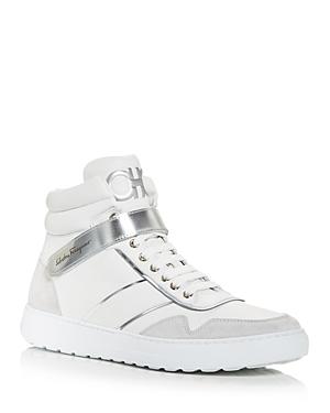 Salvatore Ferragamo Men's Noe High Top Sneakers