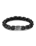 John Hardy Men's Sterling Silver Classic Chain Bracelet With Black Agate