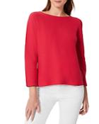 Hobbs London Beatrice Boat Neck Cotton Sweater