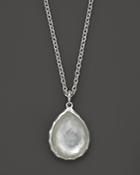 Ippolita Sterling Silver Mini Wonderland Teardrop Pendant Necklace In Mother-of-pearl, 16