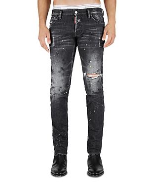 Dsquared2 64 T Slim Fit Jeans In Black